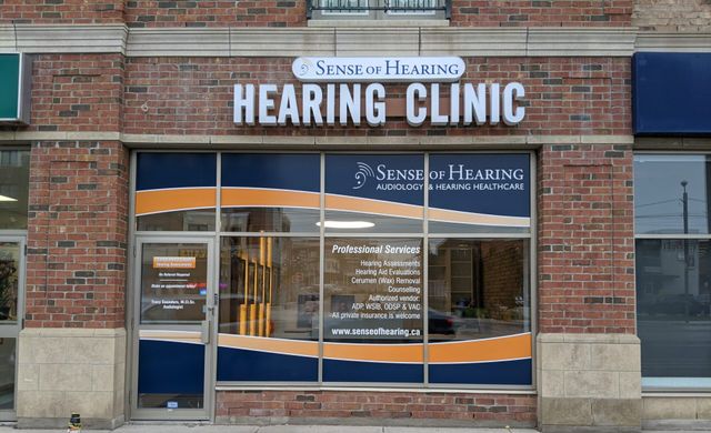 Sense of Hearing clinic storefront